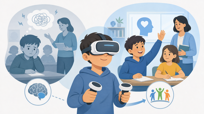 Virtual Reality Improved School Participation in Children With ADHD